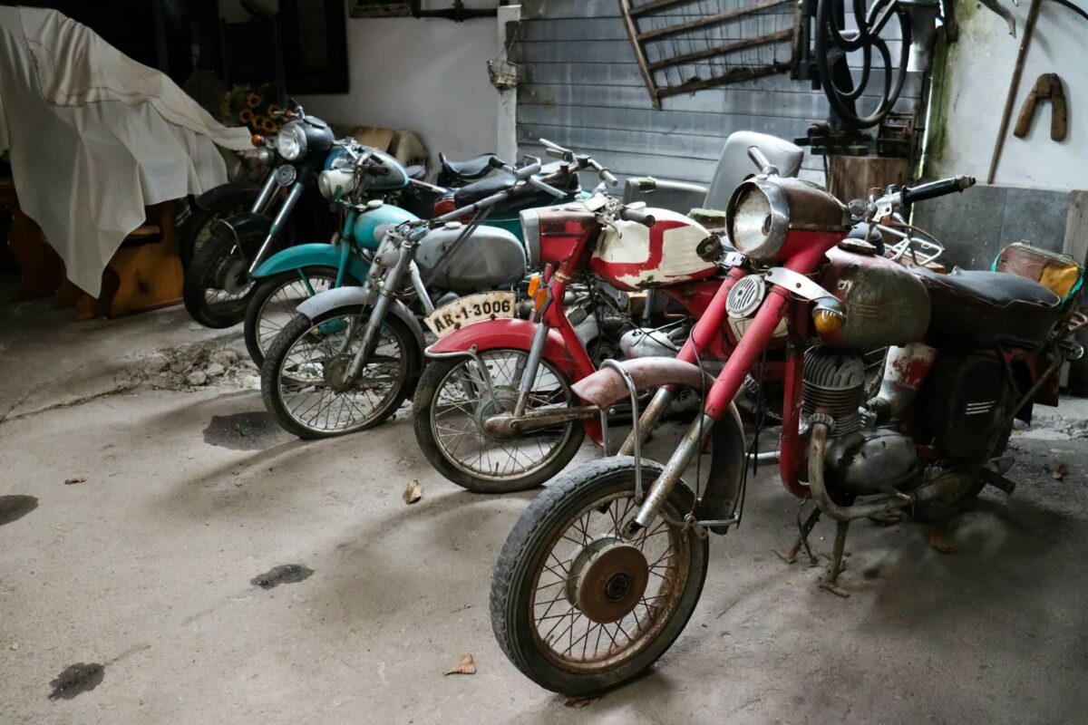 Motorcycle storage ideas